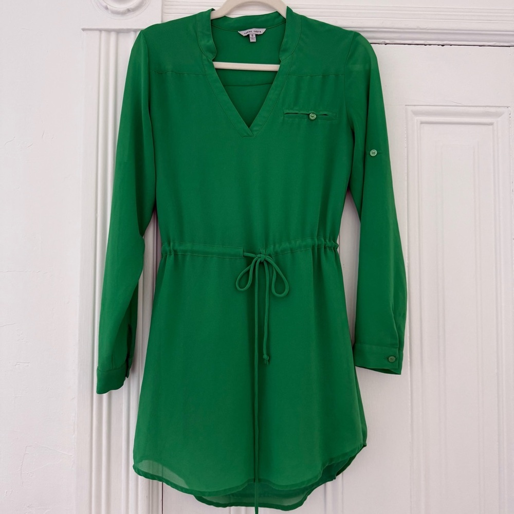 🦊 Naked Zebra Emerald Green Mini Dress